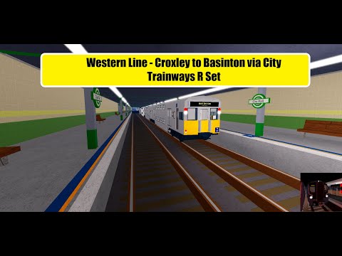 Roblox Trainways Dev | R Set | Western Line Croxley to Basinton Timelapse (Bloopers at the End)