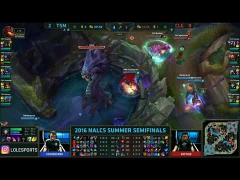 Highlights TSM vs CLG Game 3, Semi final NA LCS Summer Playoffs 2016