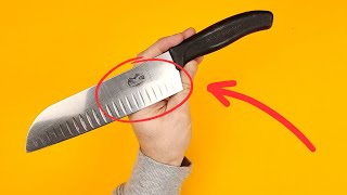 Achieve Versatile Cutting with Victorinox 7 in. Santoku Knife With Granton Edge #review
