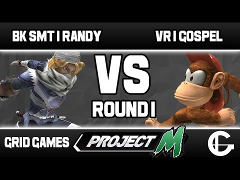 BK SMT | Randy (Sheik) VS vr | Gospel (Diddy Kong/ROB) | Grid PM Weekly 66 | Round 1
