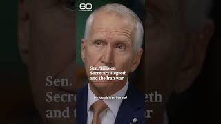 Senator Tillis comments on Defense Secretary Hegseth's Iran policy approach