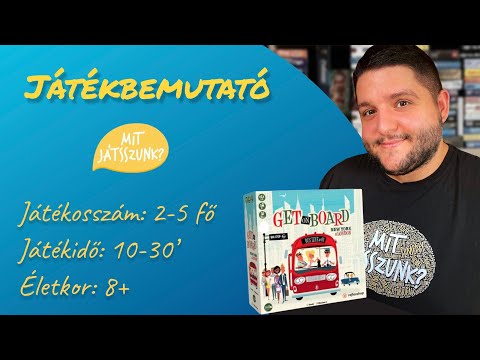 Get on Board Társasjáték bemutató - Mit Játsszunk?