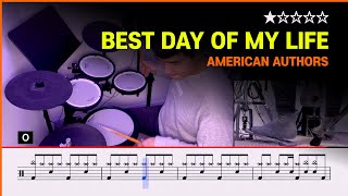 Best Day Of My Life - American Authors (★☆☆☆☆) Pop Drum Cover