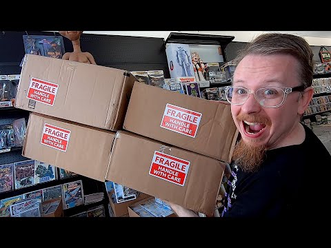 Someone Sent Me 4 Giant Mystery Boxes Full Of Funko Pops Collection Tour