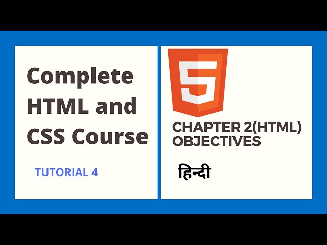 Getting Started with HTML and CSS: Chapter 2 Objectives | Magica