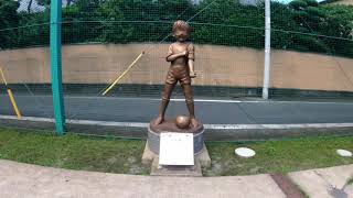 散歩　キャプテン翼像巡り　東京都葛飾区四ツ木から立石/Flash Kicker Members bronze statues,  Japan Walking