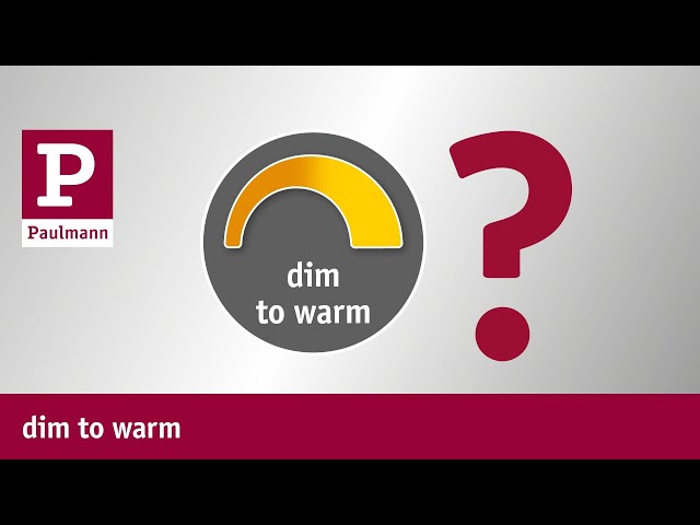Video teaser for Schnell erklärt: dim to warm
