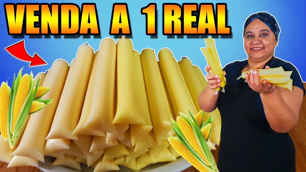 Geladinho Cremoso de Milho Verde Duas Formas de Fazer ( FAÇA E VENDA A 1 REAL )