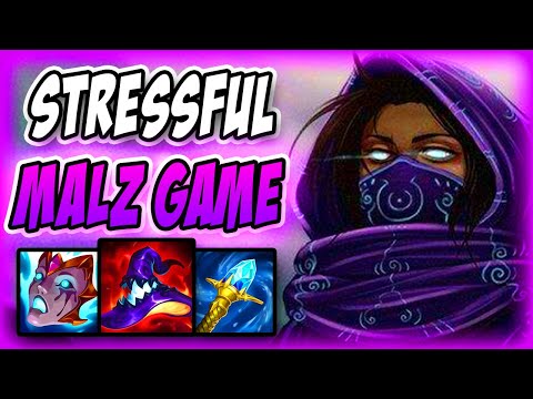 THIS MALZAHAR GAME MADE ME SWEAT IN SEASON 12 - (Malzahar Guide S12)