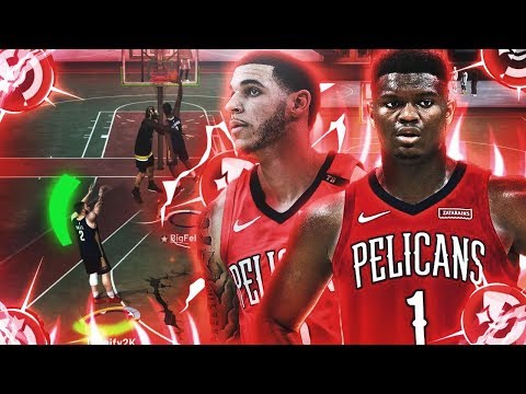 ZION WILLIAMSON AND LONZO BALL TAKEOVER THE PARK ON NBA 2K19! CRAZY CONTACT DUNKS AND ANKLE BREAKERS