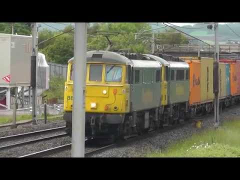 A Week's Class 86 action on 4M74, 9th- 13th June 2014