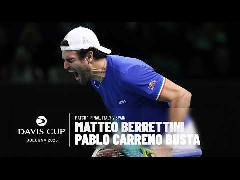 Berrettini PERFECTION gives Italy the lead! 🔥 | v Spain | Final Highlights | 2025 Davis Cup Final 8