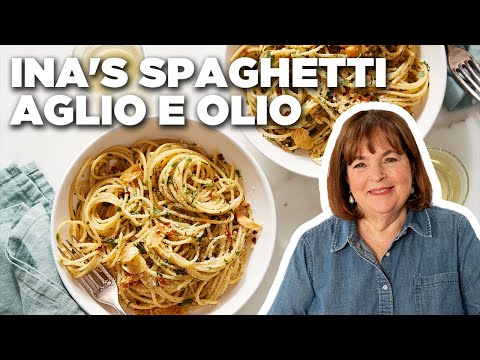 Ina Garten's 5-Star Spaghetti Aglio e Olio | Barefoot Contessa | Food Network