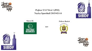 preview picture of video 'Skuru IK (P02) mot Polisen Basket - 2015-02-14'