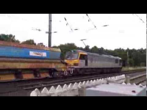 92044 6S51 Carlisle yard - Mossend passing Floriston 8.8.13