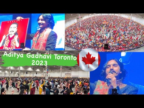 Aditya Gadhvi Toronto Canada 2023 | CANADA NI NAVRATRI 2023 | Part-3