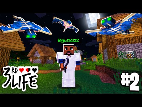 PHANTOM OF THE NIGHT!l Minecraft 3rd Life SMP l EP.2