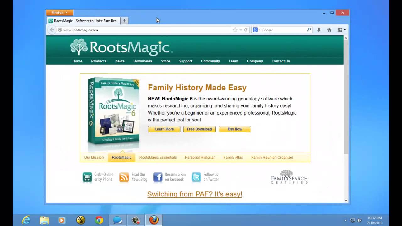 Downloading and Installing RootsMagic