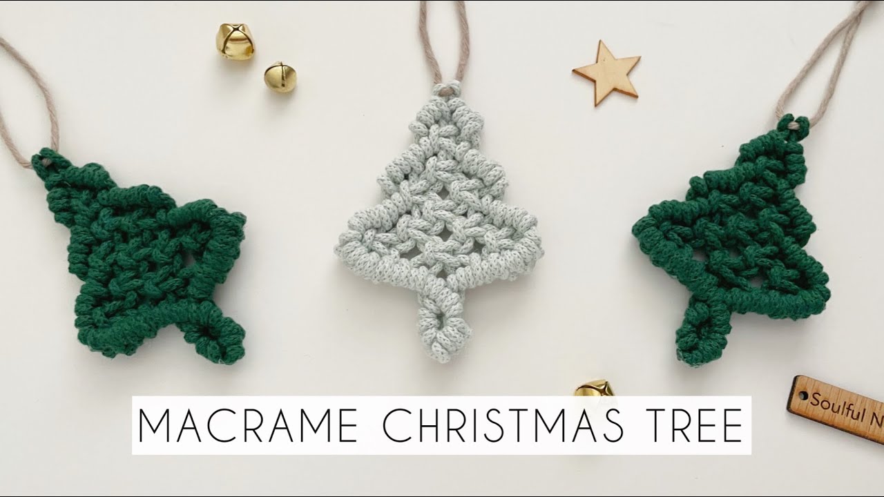 DIY: MACAME CHRISTMAS TREE ORNAMENT | STEP BY STEP