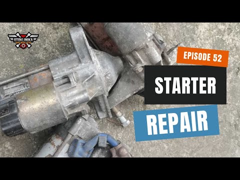 Toyota Corolla Starter Repair | Change Carbon Brush | Starter Problem | Starter Repair | EP52