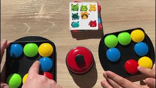 Настольная игра "Цветные пятнашки" Push The Ball Quickly