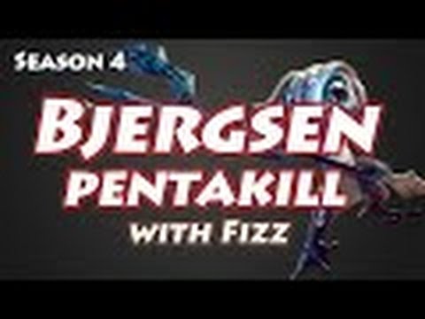 Bjergsen Fizz Pentakill, NA LOL Highlight