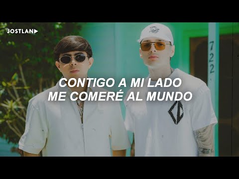 Oscar Maydón x Peso Pluma - Asquerosamente Rico (Letra) | contigo a mi lado me comere al mundo
