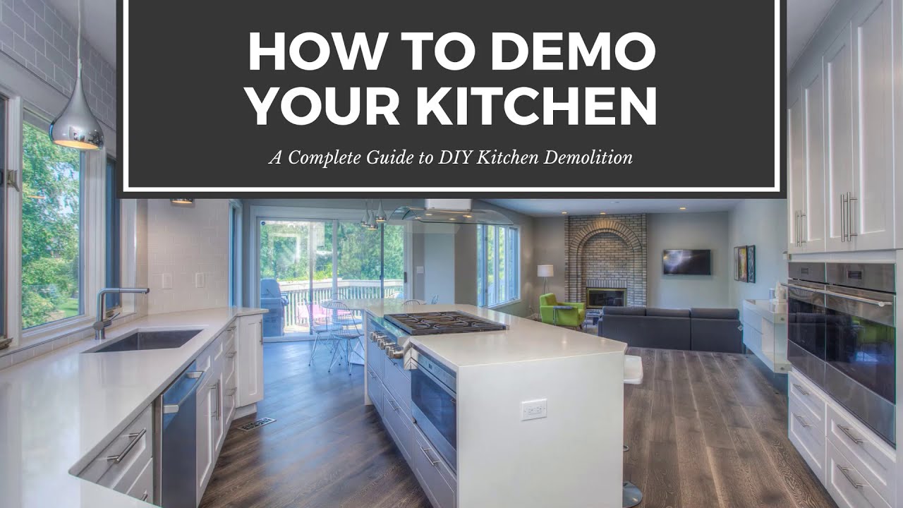 How to Demo a Kitchen | Discount Dumpster Rental