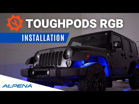 Install Toughpods RGB Rock Lights from Alpena