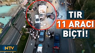 Freni Boşalan TIR Ortalığı Savaş Alanına Çevirdi! | NTV