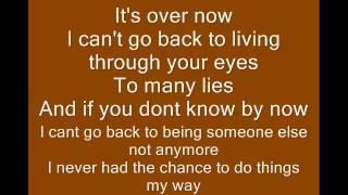 try it on my own whitney houston lyrics by sdkb