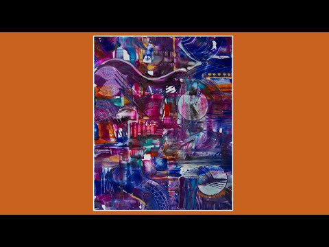 #8951 Part 1 of 2 -Autumn Moon Colourarte Primary Elements Night City Artwork 10.11.2022