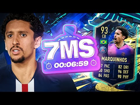TOTS MARQUINHOS 7 MINUTE SQUAD BUILDER! #FIFA21 Ultimate Team