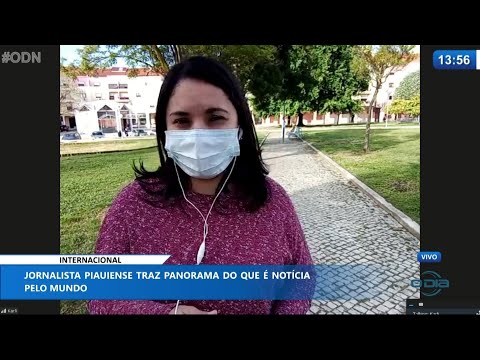 Jornalista Karliete Nunes traz notícias internacionais ao vivo de Portugal 01 04 2021