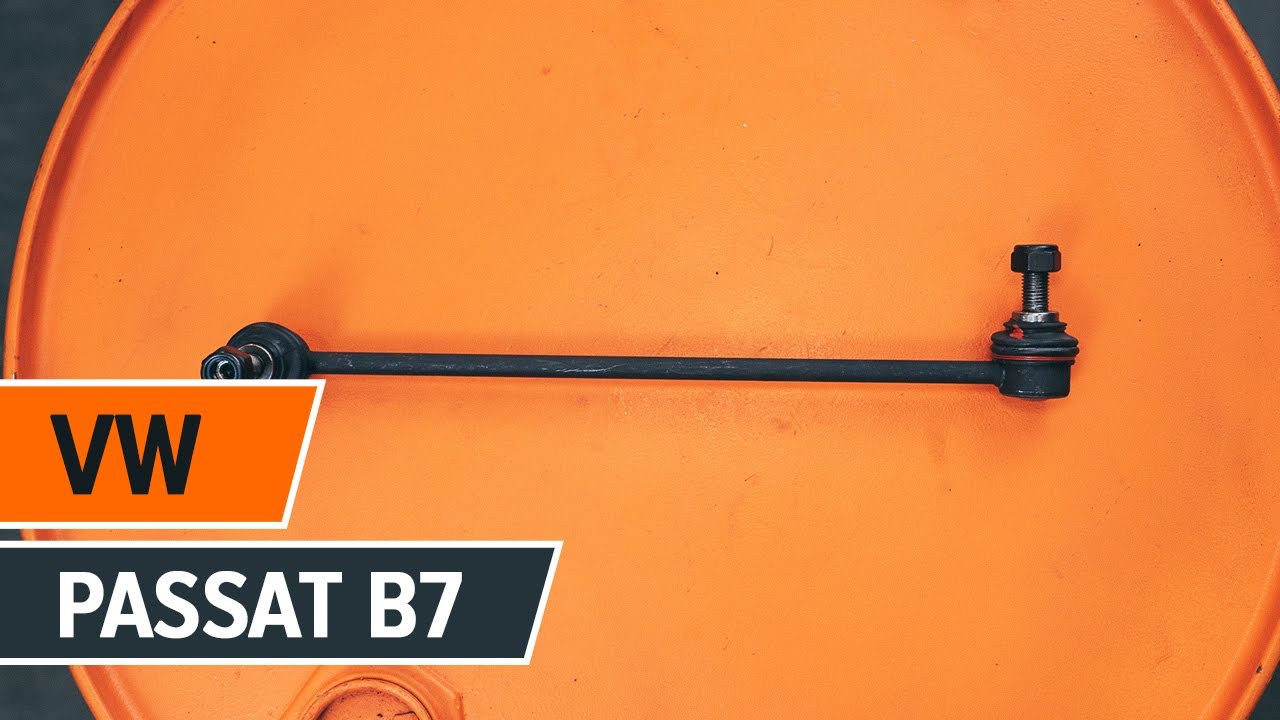 Slik bytter du stabilisatorstag fremme på en VW Passat B7 sedan – veiledning