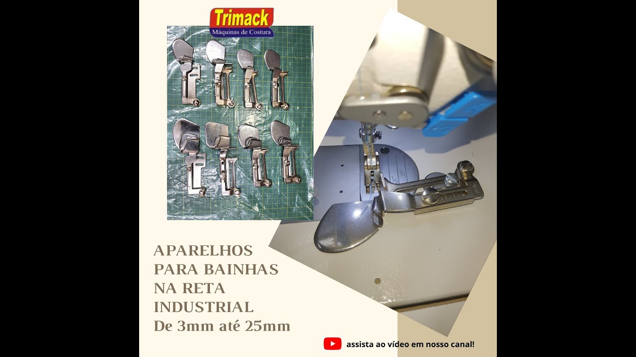 Aparelho de Bainha para Reta Industrial