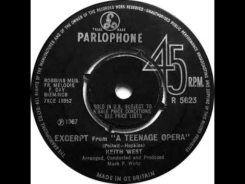 UK New Entry 1967 (200) Keith West - Excerpt From ''A Teenage Opera''