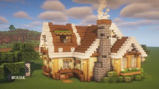 [マイクラ建築]おしゃれなお家の作り方 [Minecraft][tutorial]How to build a house