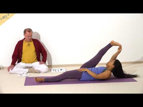 Liegende Hand-zum-großen-Zeh-Haltung - Yoga Asana Lexikon