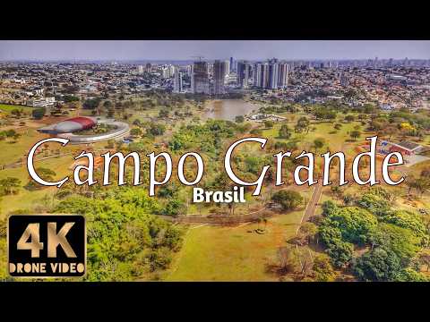 Campo Grande, Mato Grosso do Sul, Brazil Drone 4K HDR