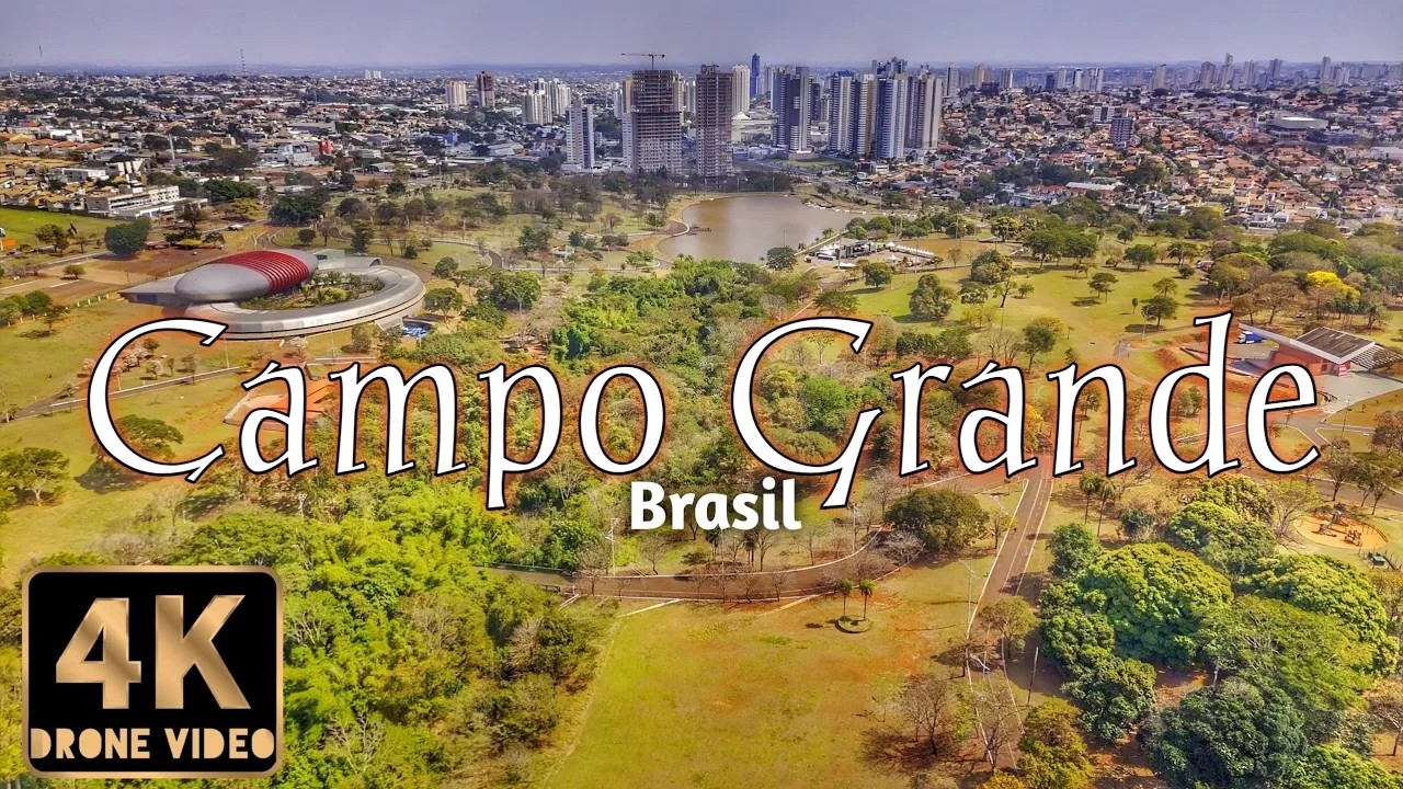 Campo Grande, Mato Grosso do Sul, Brasil Drone 4K HDR