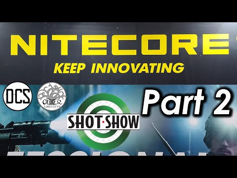 New! Nitecore Tactical Lights! Shot Show 2022!