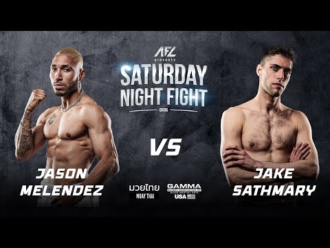 Jake Sathmary Vs Jason Melendez Full Fight  | AFL Promotions | Muay Thai | Fight Night| NYC