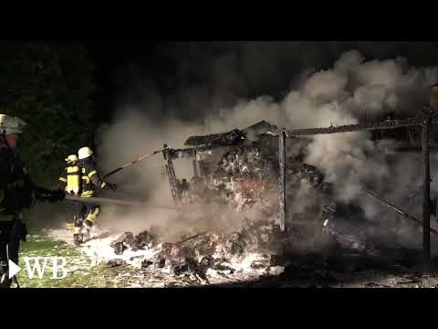 45 Feuerwehrleute bekämpfen Brand in Obersteinhagen