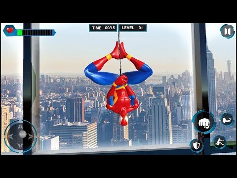 Amazing Frog Rope City Fight | Spider Power Crime Battle Android GamePlay | By Game Crazy