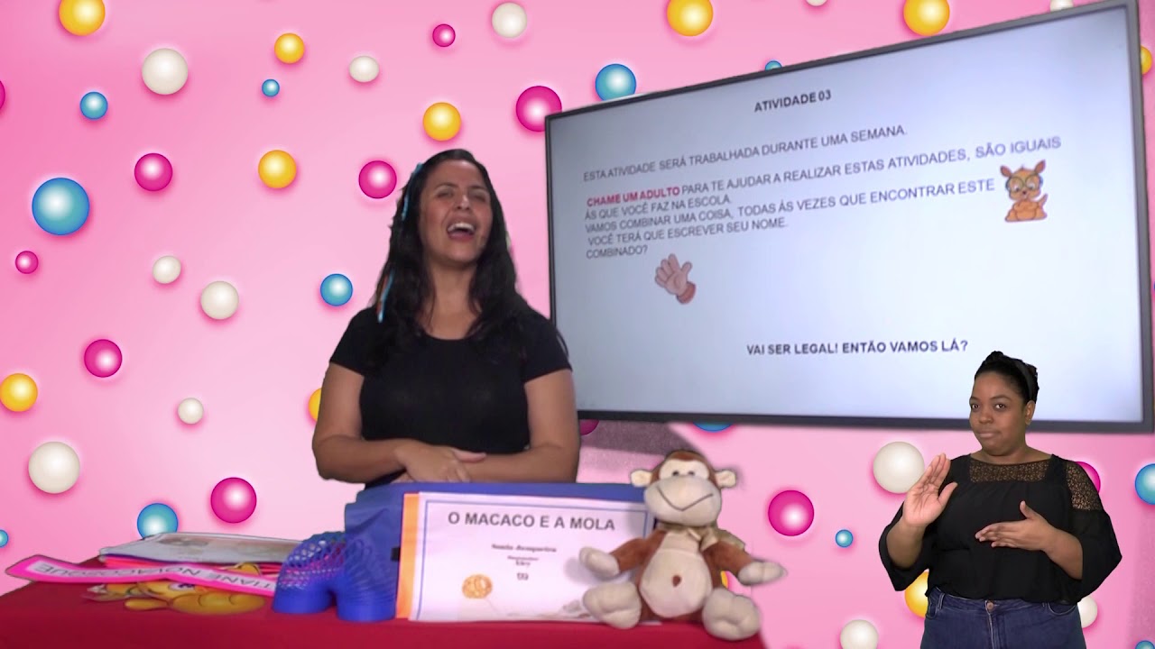 Watch Now Pré 2 - Atividade - O macaco e a mola - Aula 1 - Profa. Cristiane Novacosque Pré 2 - Atividade - O macaco e a mola - Aula 1 - Profa. Cristiane Novacosque