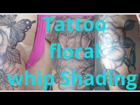 Tattoo Floral Whip Shading Leo Colin Colin Tattoo