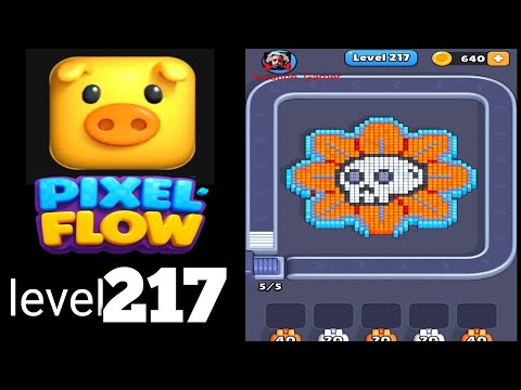 Pixel Flow Level 217 Walkthrough