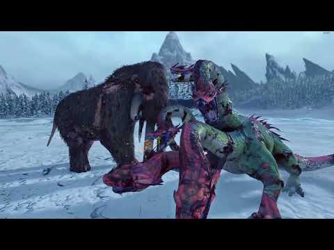 🐊 Hydra VS 🐘 Feral Mammoth | Total War: Warhammer 2
