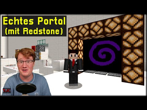 Ein ECHTES PORTAL per REDSTONE (kein Fake) - SO GEHT ES